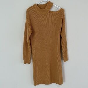 NWT Stitch Drop Above Keyboard Knit Sweater Dress